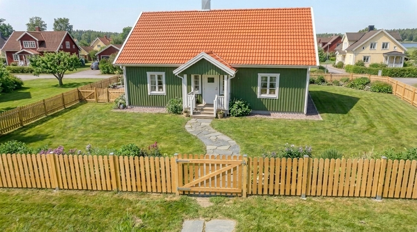 bygga grindar stangsel staket alingsas vastergotland
