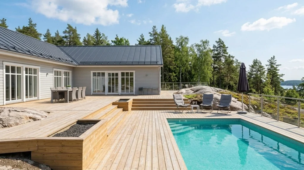 bygga altan pooldack alingsas vastergotland